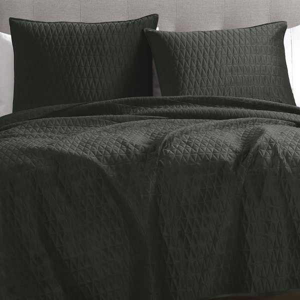 Dark on sale green quilt